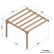 Pergola adossée lamellé-collé SEVILLA