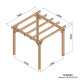 Pergola autoportée en bois lamellé-collé VALENCIA