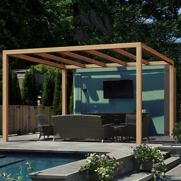Pergola autoportée en bois Santander