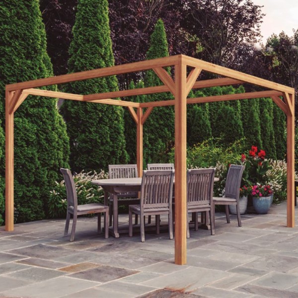 Pergola autoportée Tarragona en bois