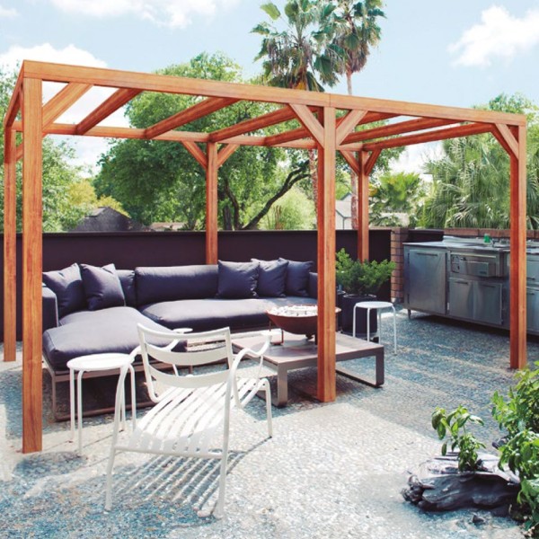 Pergola bois autoportée Fuengirola