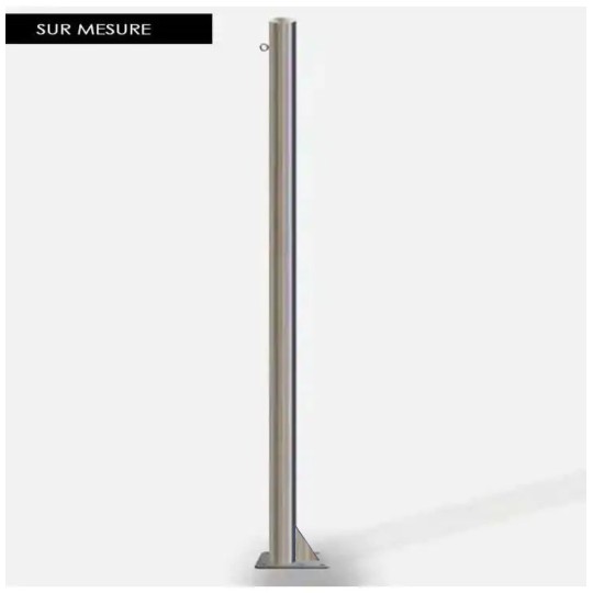 Mât inox sur mesure pour voiles d'ombrage