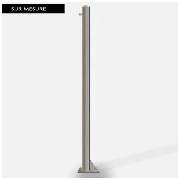 Mât inox sur mesure pour voiles d'ombrage