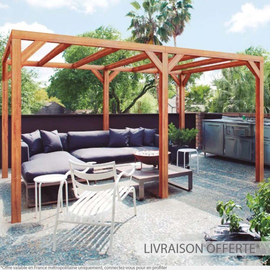 Pergola bois autoportée Fuengirola