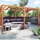 Pergola bois autoportée Fuengirola