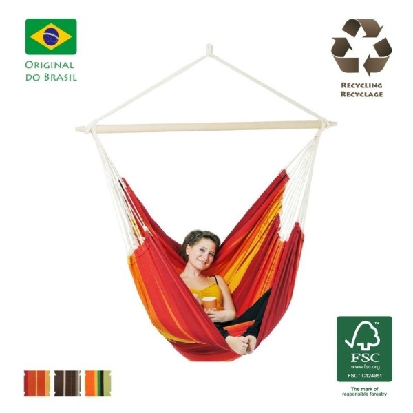 Fauteuil suspendu Brasil Gigante taille XXXL pour toute la famille