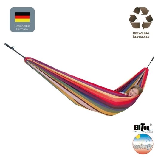 Hamac Chico Rainbow en coton recyclé