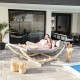 Lit suspendu XXL Lounge Bed Anthracite