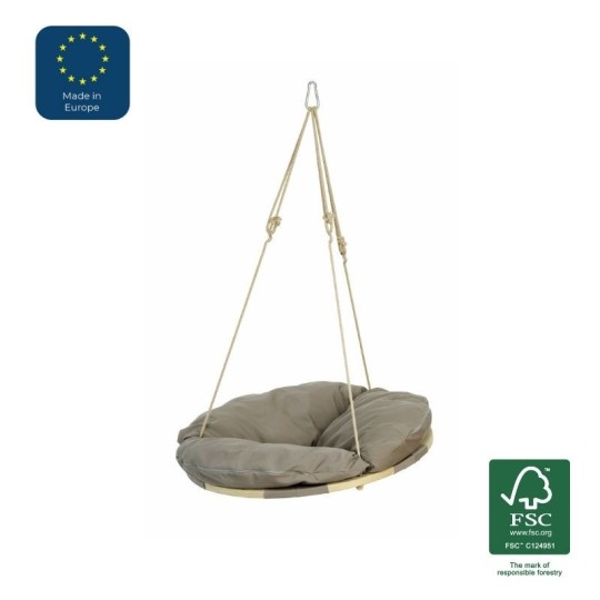 Swing Nest taupe Fauteuil Suspendu