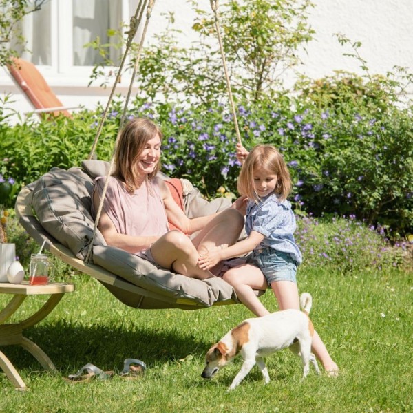 Swing Nest taupe Fauteuil Suspendu