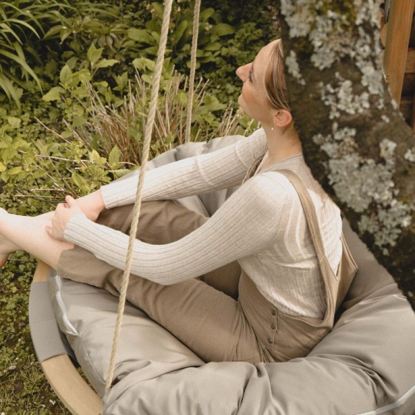 Swing Nest taupe Fauteuil Suspendu