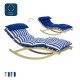 Chaise-longue transat Rocking Lounger