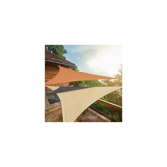 Toile d'ombrage triangle sur mesure
