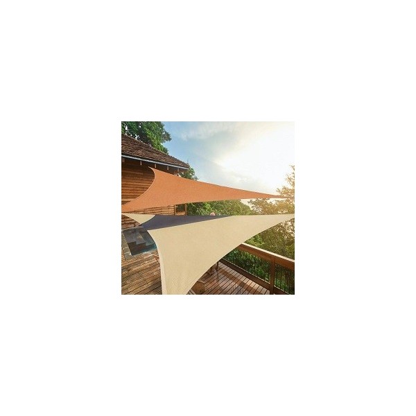 Toile d'ombrage triangle sur mesure