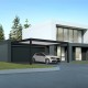 Le carport aluminium adossé