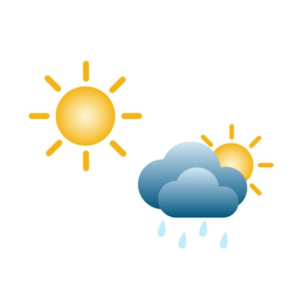 Soleil et pluie