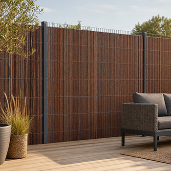 Osier brun plaines Asie premium brise-vue naturel haut de gamme