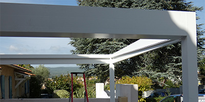 carport aluminium en construction