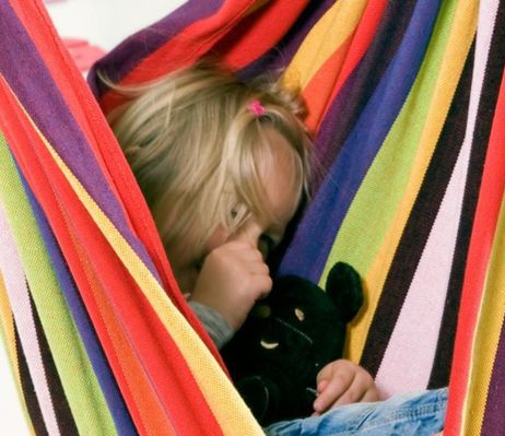 Je profite du fauteuil suspendu Kid's Relax pour l'installer dans la chambre de mon enfant.