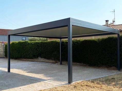 Carport aluminium autoporté