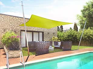 Voile colorée