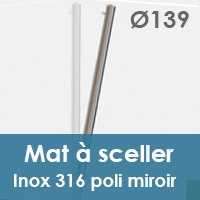 Mat inox 316 poli 139 a sceller