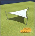 Voile triangulaire sur mesure