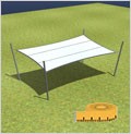 Voile sur mesure rectangulaire