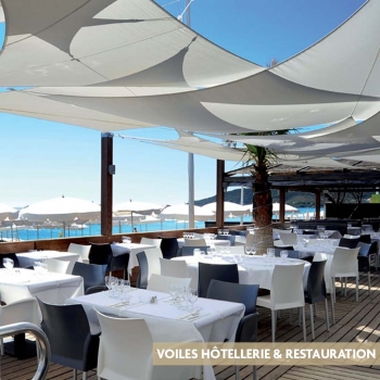Photos de voiles en hotellerie et restauration