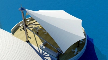 Textile architecturale pour bord de mer