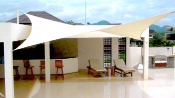 Une voile rectangulaire type papillon